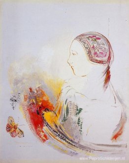 Profiel van een kind (Profiel van een meisje met paradijsvogel) Profiel van een kind (Profiel van een meisje met paradijsvogel)