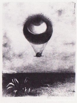Het oog gaat als een vreemde ballon naar het oneindige Het oog gaat als een vreemde ballon naar het oneindige