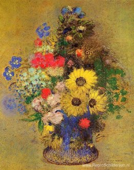 Vaas met bloemen Vaas met bloemen