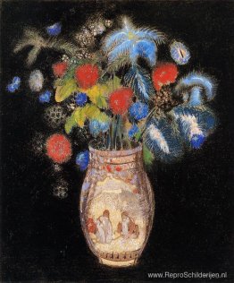 Grote Boquet op een zwarte achtergrond Grote Boquet op een zwarte achtergrond