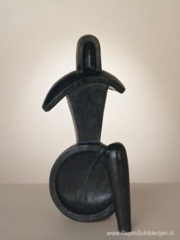 Zittende geometrische figuur Zittende geometrische figuur