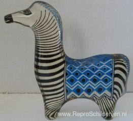 Zebra paard Zebra paard