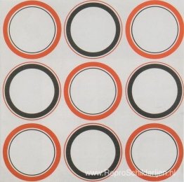 Rode en zwarte cirkel Rode en zwarte cirkel