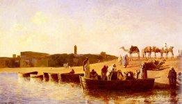 Bij De Rivierovergang Bij De Rivierovergang