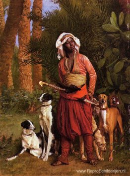 De negermeester van de honden De negermeester van de honden