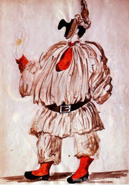 Ontwerp van kostuum voor "Pulcinella" Ontwerp van kostuum voor "Pulcinella"