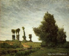 Landschap met populieren Landschap met populieren