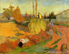 Landschap bij Arles Landschap bij Arles