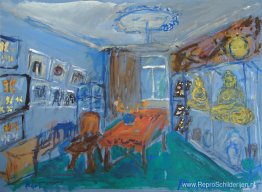 De kamer van mijn kunstenaar-vriend Herman Stammeshaus De kamer van mijn kunstenaar-vriend Herman Stammeshaus