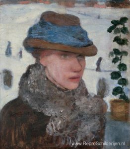 Portret van Martha Vogeler Portret van Martha Vogeler