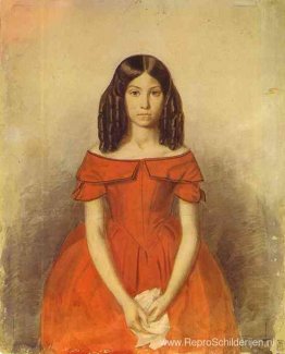 Portret van N. P. Zhdanovich als kind Portret van N. P. Zhdanovich als kind