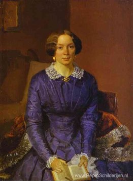 Portret van Elizaveta Petrovna Zjdanova Portret van Elizaveta Petrovna Zjdanova