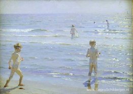Jongens aan het baden Jongens aan het baden