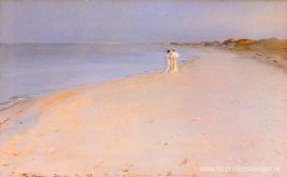 Zomeravond op het strand Zomeravond op het strand