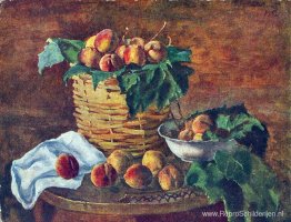 Stilleven. Perziken. Stilleven. Perziken.