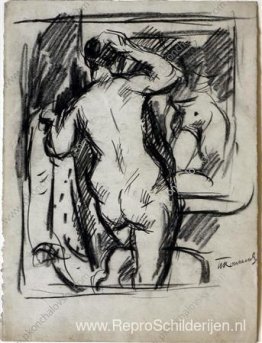 De vrouw voor een spiegel De vrouw voor een spiegel