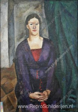 Portret van Sofia Petrovna Konchalovskaja Portret van Sofia Petrovna Konchalovskaja