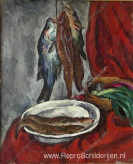 Stilleven. Vis. Stilleven. Vis.