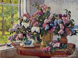 Seringen bij het raam Seringen bij het raam