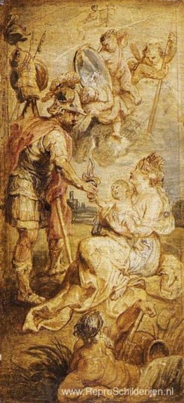 De geboorte van Henri IV van Frankrijk De geboorte van Henri IV van Frankrijk