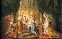 St. Ildefonso ontvangt een priestermantel St. Ildefonso ontvangt een priestermantel