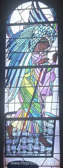 Lopende Engel uit het drieluik De Aankondiging Lopende Engel uit het drieluik De Aankondiging