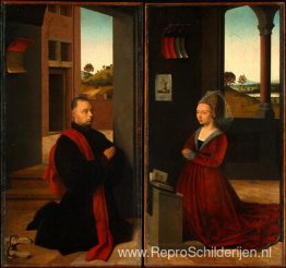 Portret van een mannelijke en vrouwelijke donor Portret van een mannelijke en vrouwelijke donor