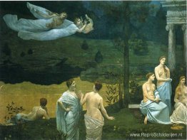 Het heilige hout gekoesterd door de kunsten en de muzen (detail) Het heilige hout gekoesterd door de kunsten en de muzen (detail)