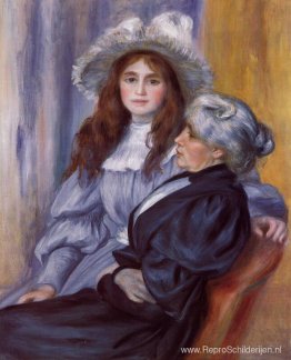 Berthe Morisot en haar dochter Julie Manet Berthe Morisot en haar dochter Julie Manet
