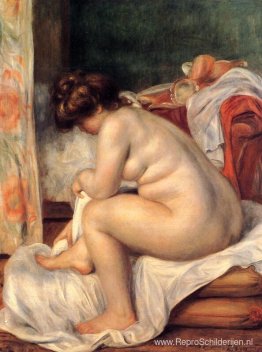 Vrouw Na Het Baden Vrouw Na Het Baden