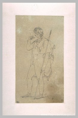 De figuur van Orestes naakt De figuur van Orestes naakt