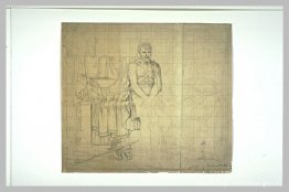 Gedeeltelijke studie van de compositie van de Terugkeer van Marc Gedeeltelijke studie van de compositie van de Terugkeer van Marc