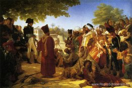 Napoleon Bonaparte verleent gratie aan de rebellen in Caïro Napoleon Bonaparte verleent gratie aan de rebellen in Caïro