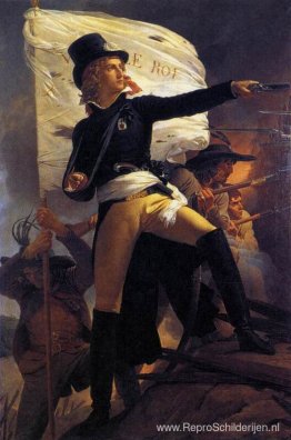 Henri de La Rochejaquelein, leider van de opstand in de Vendee Henri de La Rochejaquelein, leider van de opstand in de Vendee