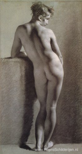 Vrouwelijk naakt van achteren Vrouwelijk naakt van achteren