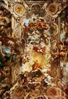 Allegorie van de goddelijke voorzienigheid en de macht van Barbe Allegorie van de goddelijke voorzienigheid en de macht van Barbe