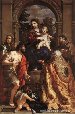 Madonna en heiligen Madonna en heiligen