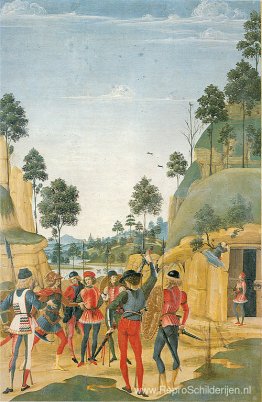 Sint Bernardino laat een gevangene vrij Sint Bernardino laat een gevangene vrij