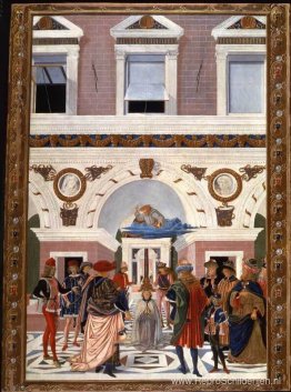 Schilderijcyclus voor de wonderen van Sint-Bernardus, scène: Gen Schilderijcyclus voor de wonderen van Sint-Bernardus, scène: Gen