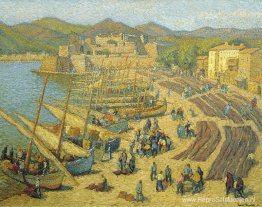 Vissersboten in Collioure Vissersboten in Collioure