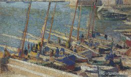 Boten in Port Collioure Boten in Port Collioure