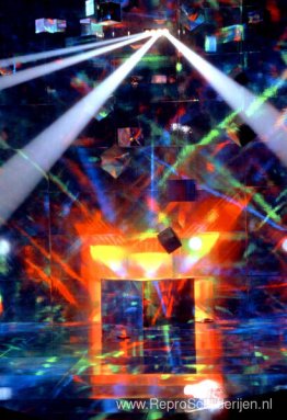 Holografische Mylar-kubussen Holografische Mylar-kubussen