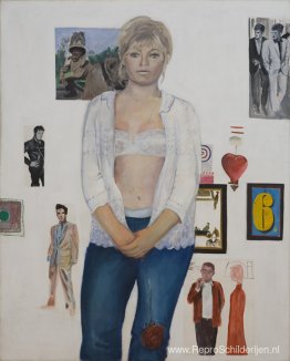 Celia Birtwell en enkele van haar helden Celia Birtwell en enkele van haar helden