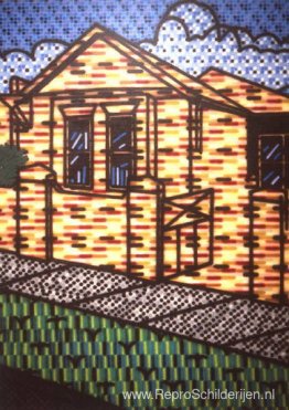 Buitenwijk in de voorsteden Buitenwijk in de voorsteden