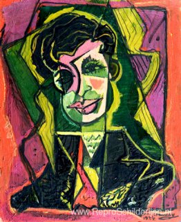 Portret van Tristan Tzara Portret van Tristan Tzara