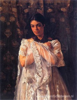 Portret van Helena Marcell Portret van Helena Marcell