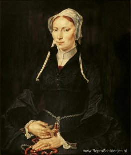 Schilderij van de non Hillegond Gerritsdr Schilderij van de non Hillegond Gerritsdr