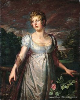 Portret van Wilhelmina Sophia Helwig Portret van Wilhelmina Sophia Helwig