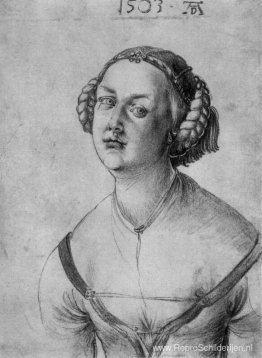 Portret van een jonge vrouw Portret van een jonge vrouw