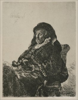 Rembrandts moeder in een weduwenjurk Rembrandts moeder in een weduwenjurk